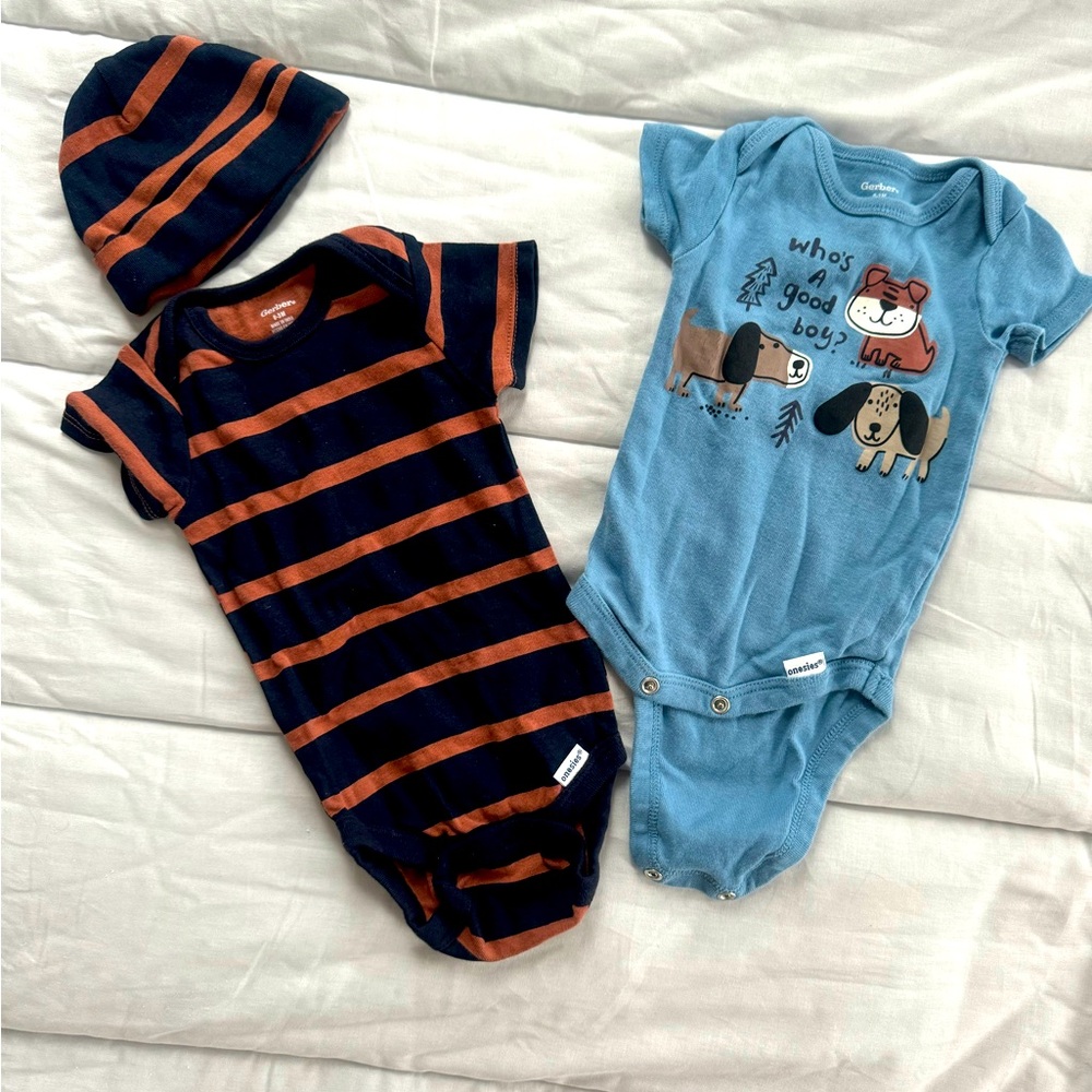 0-3 month onesie
